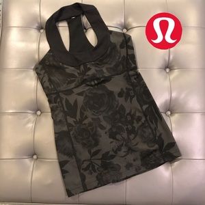 Lululemon Tank with Rose Design
